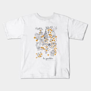 Giralda Tower | Oranges Trees | Love Seville | Seville Spain | Andalusia | Traveling | Travel | Europe | Oranges and Trees Kids T-Shirt